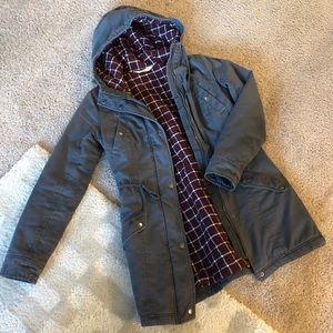 Grey Flannel-lined Hollister Parka